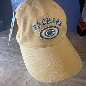 Logo Athletic Yellow Cap with Adjustable Strap